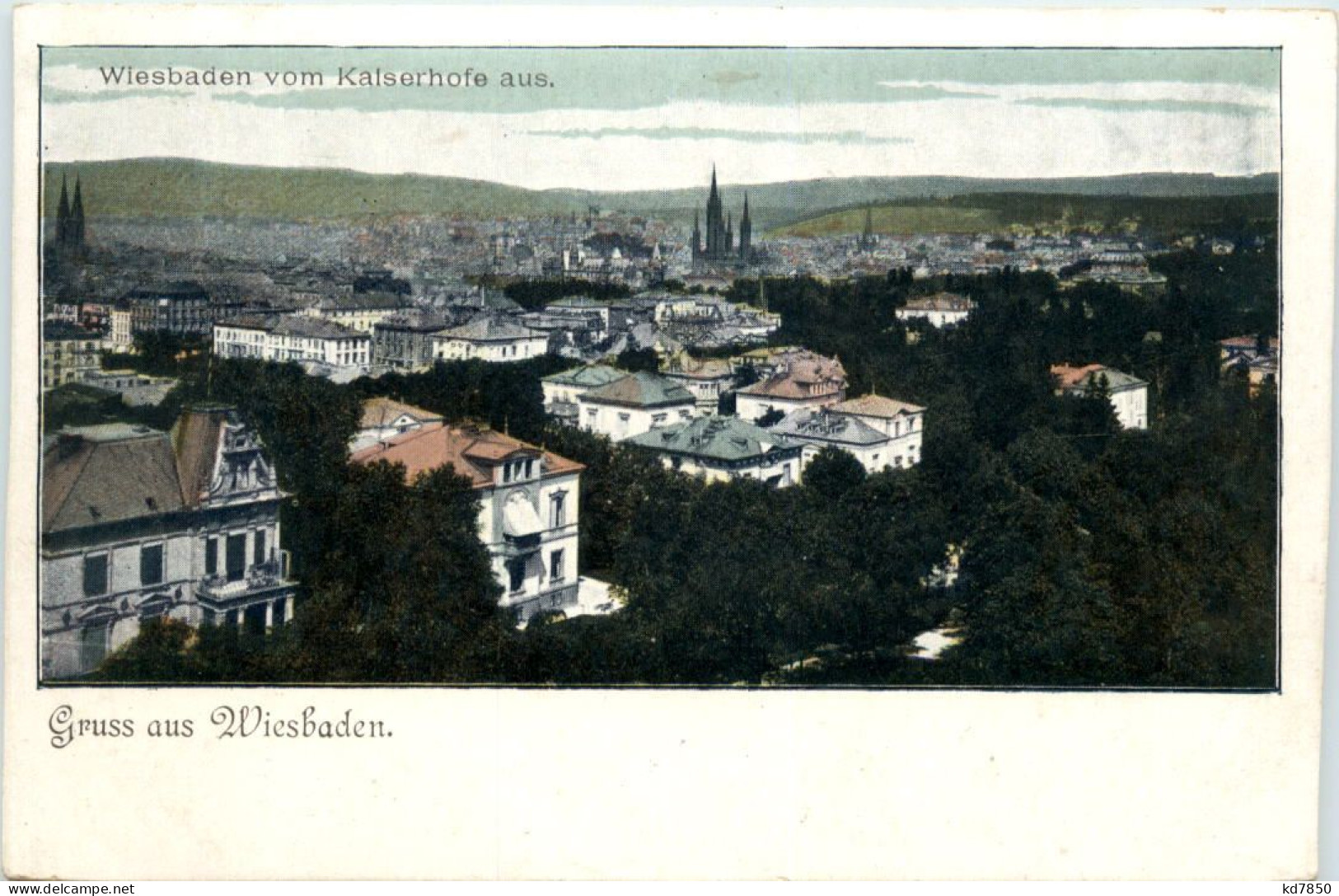 Wiesbaden Vom Kaiserhofe Aus - Wiesbaden