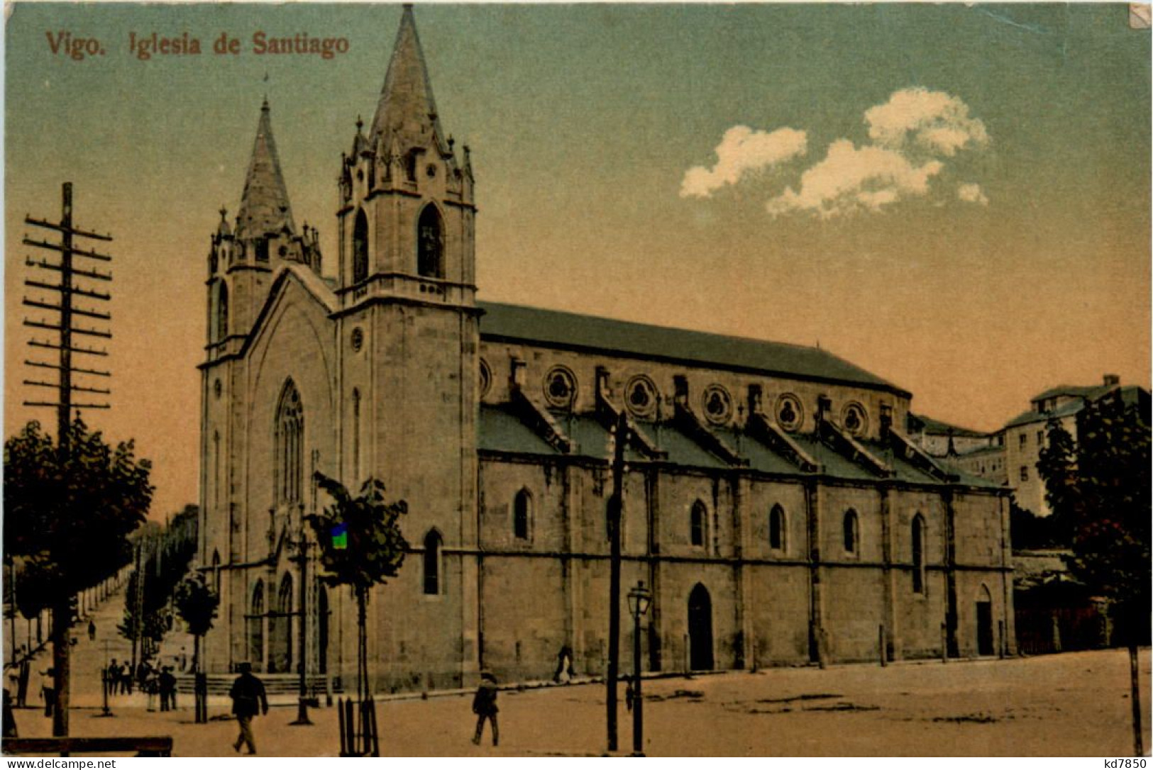 Vigo - Iglesia De Santiago - Autres & Non Classés