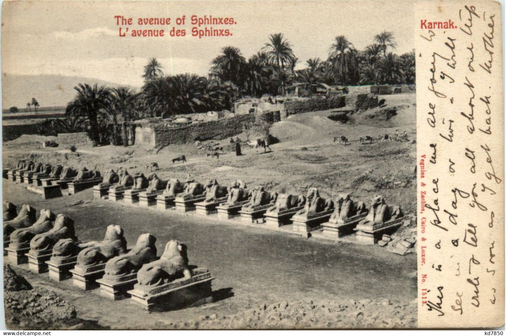 Karnak - The Avenue Des Sphinxs - Autres & Non Classés