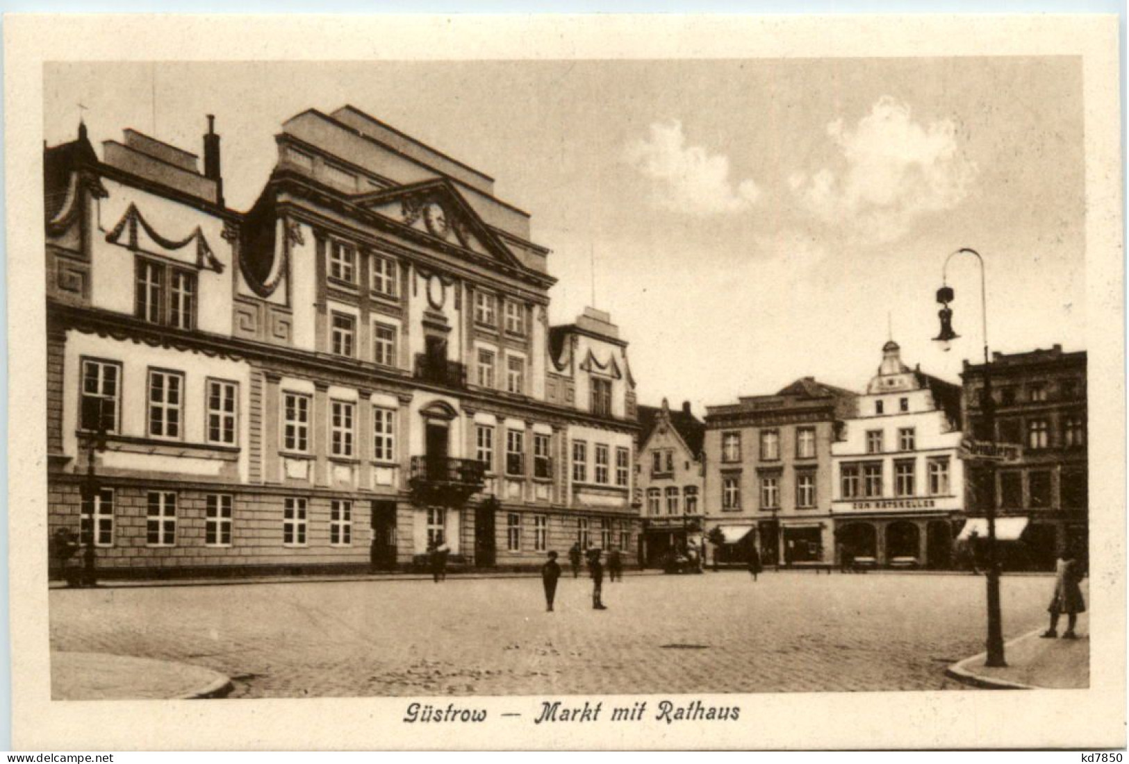 Güstrow, Markt Mit Rathaus - Guestrow