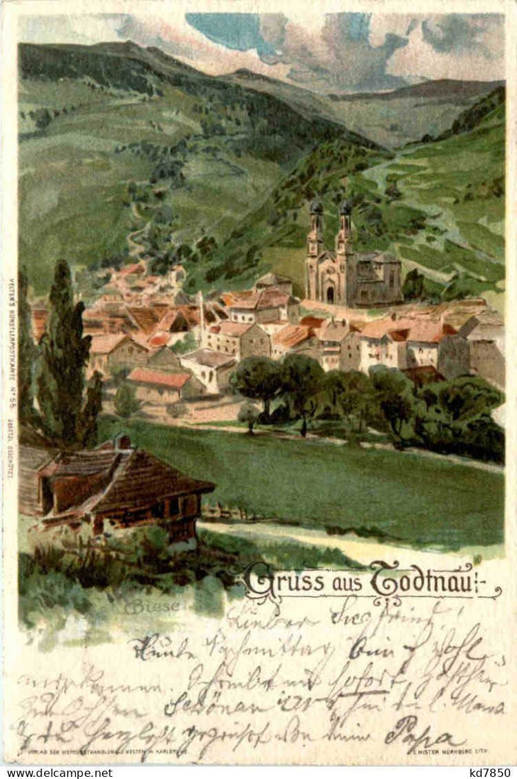 Gruss Aus Todtnau - Litho - Todtnau