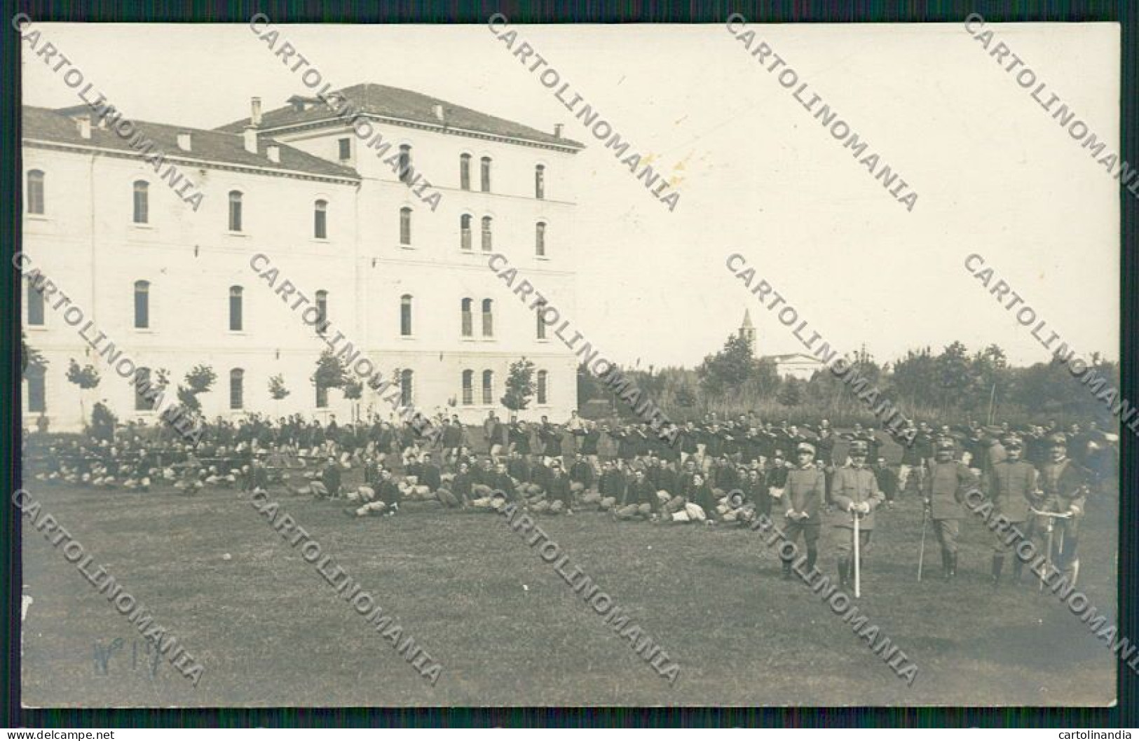 Rovigo Caserma Battaglione Fanteria Esercizi Ginnici Foto Cartolina EE5661 - Rovigo