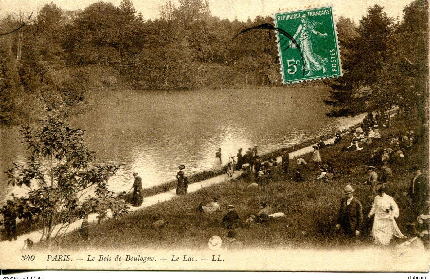 CPA - PARIS - BOIS DE BOULOGNE - LE LAC - Parques, Jardines