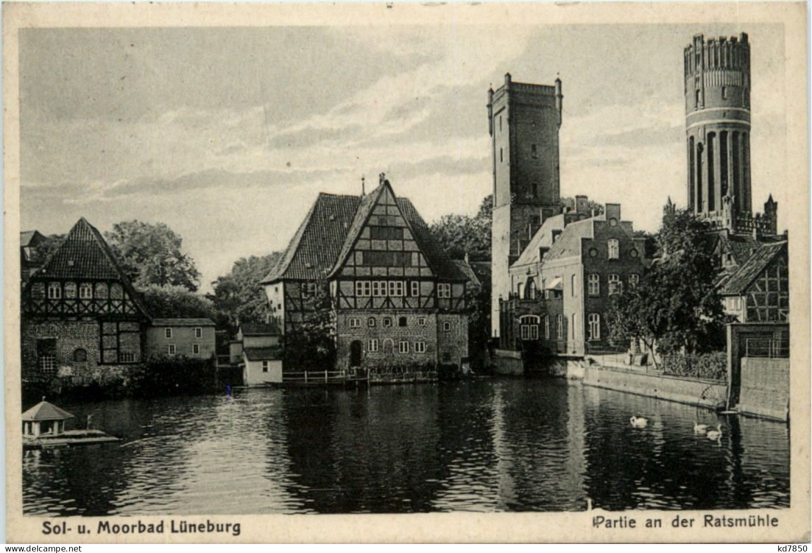 Lüneburg, Partie An Der Ratsmühle - Lüneburg