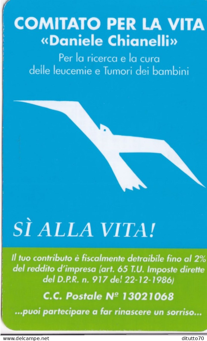 Calendarietto - Comitato Per La Vita - Daniele Chianelli - Anno 1997 - Small : 1991-00