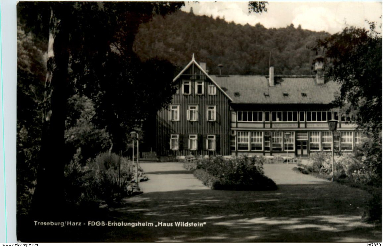 Treseburg/Harz, FDGB-Erholungheim Haus Wildstein - Thale