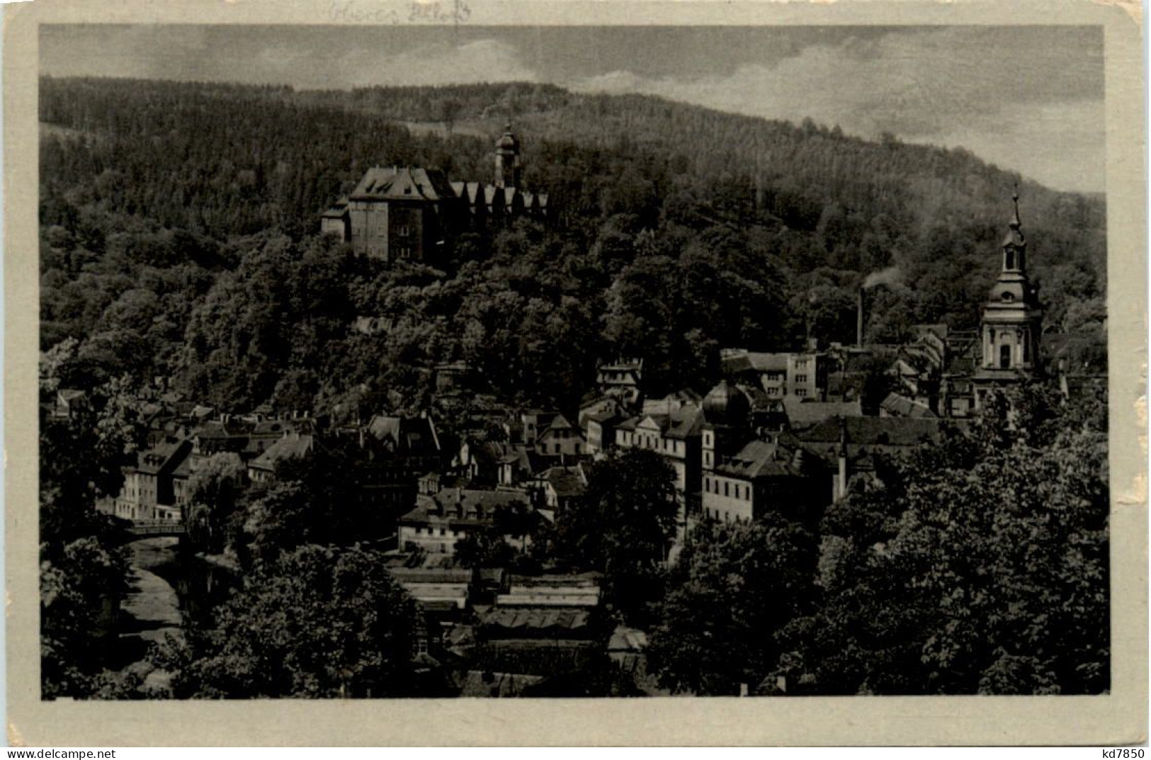 Greiz, Blick V. Hainberg - Greiz