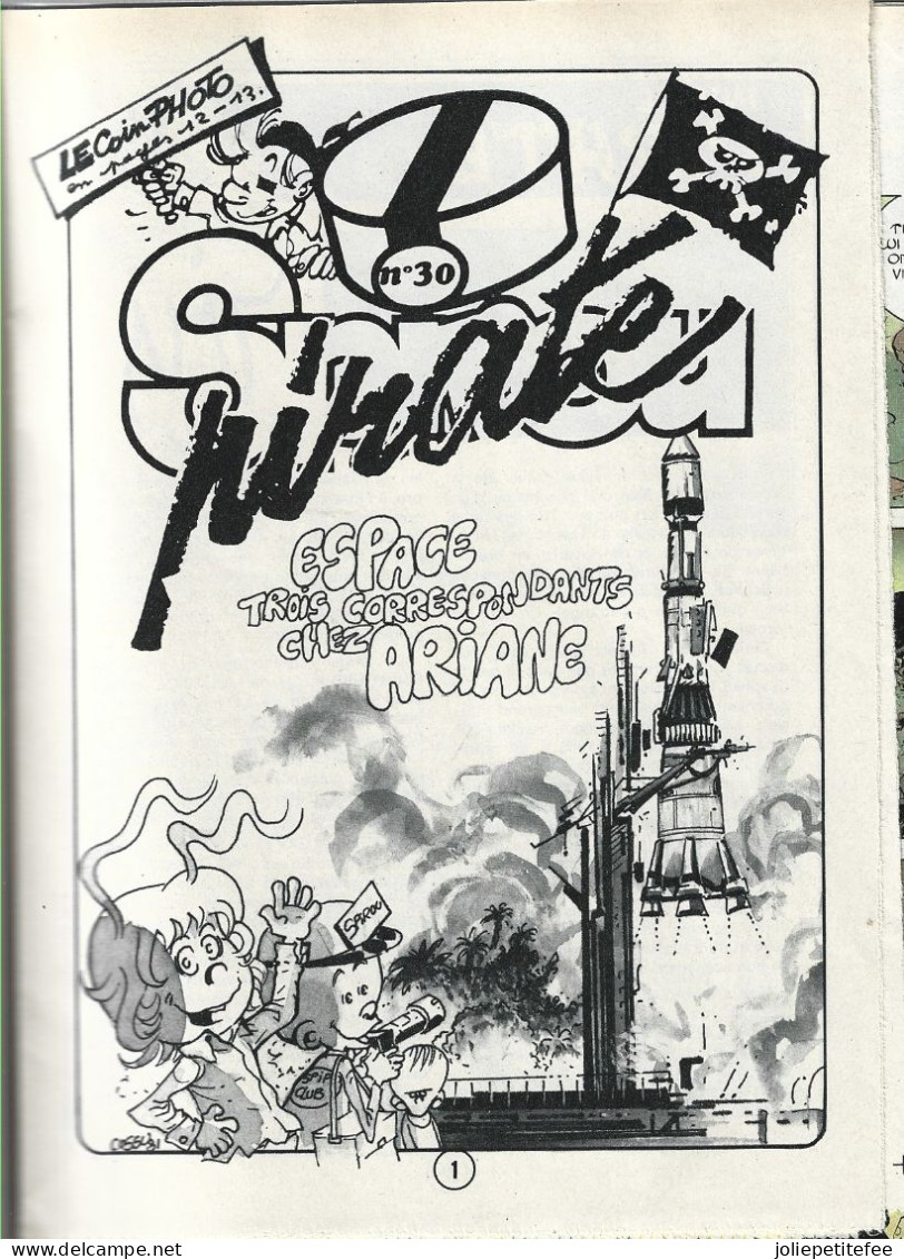 Spirou Pirate N°30.   ESPACE TROIS CORRESPONDANTS ET LES ARIANE.    N°2250    28/5/81. - Spirou Magazine