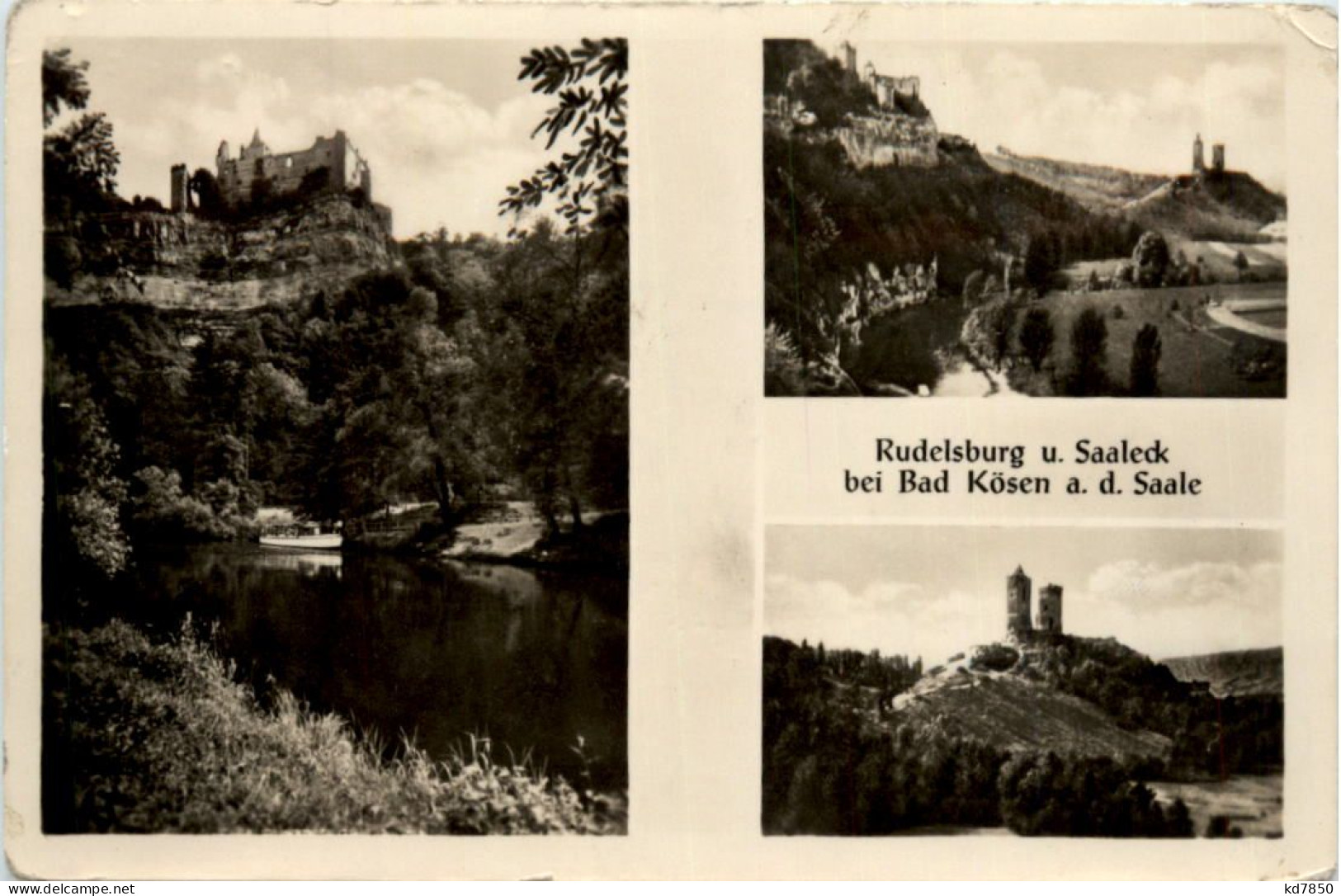 Bad Kösen, Rudelsburg U. Saaleck - Bad Kösen