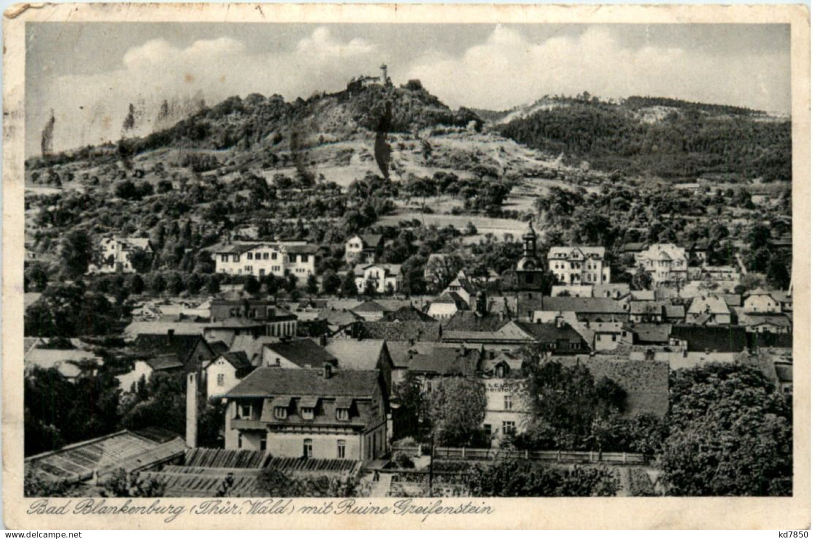 Bad Blankenburg Mit Ruine Greifenstein - Bad Blankenburg