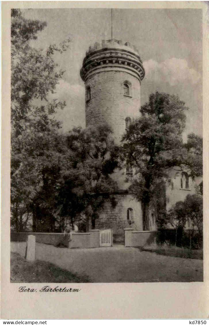 Gera, Färberturm - Gera