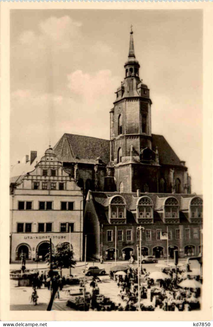 Naumburg, Markt Mit Wenzelskirche - Naumburg (Saale)