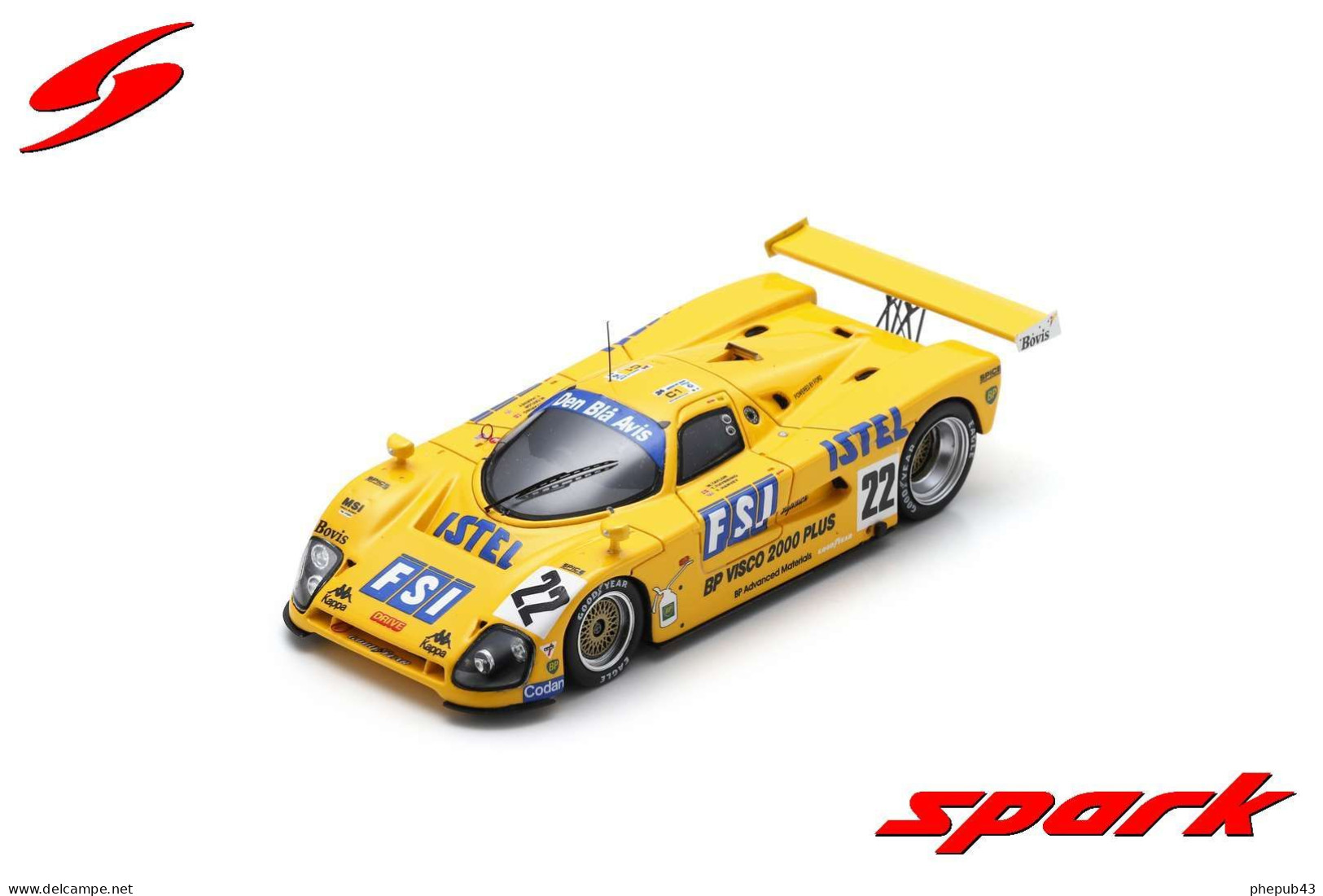 Spice SE 89 C - 24h Le Mans 1989 #22 - T. Thyrring/W. Taylor/T. Harvey - Spark - Spark
