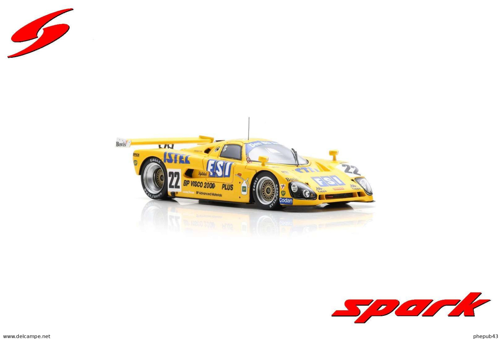 Spice SE 89 C - 24h Le Mans 1989 #22 - T. Thyrring/W. Taylor/T. Harvey - Spark - Spark