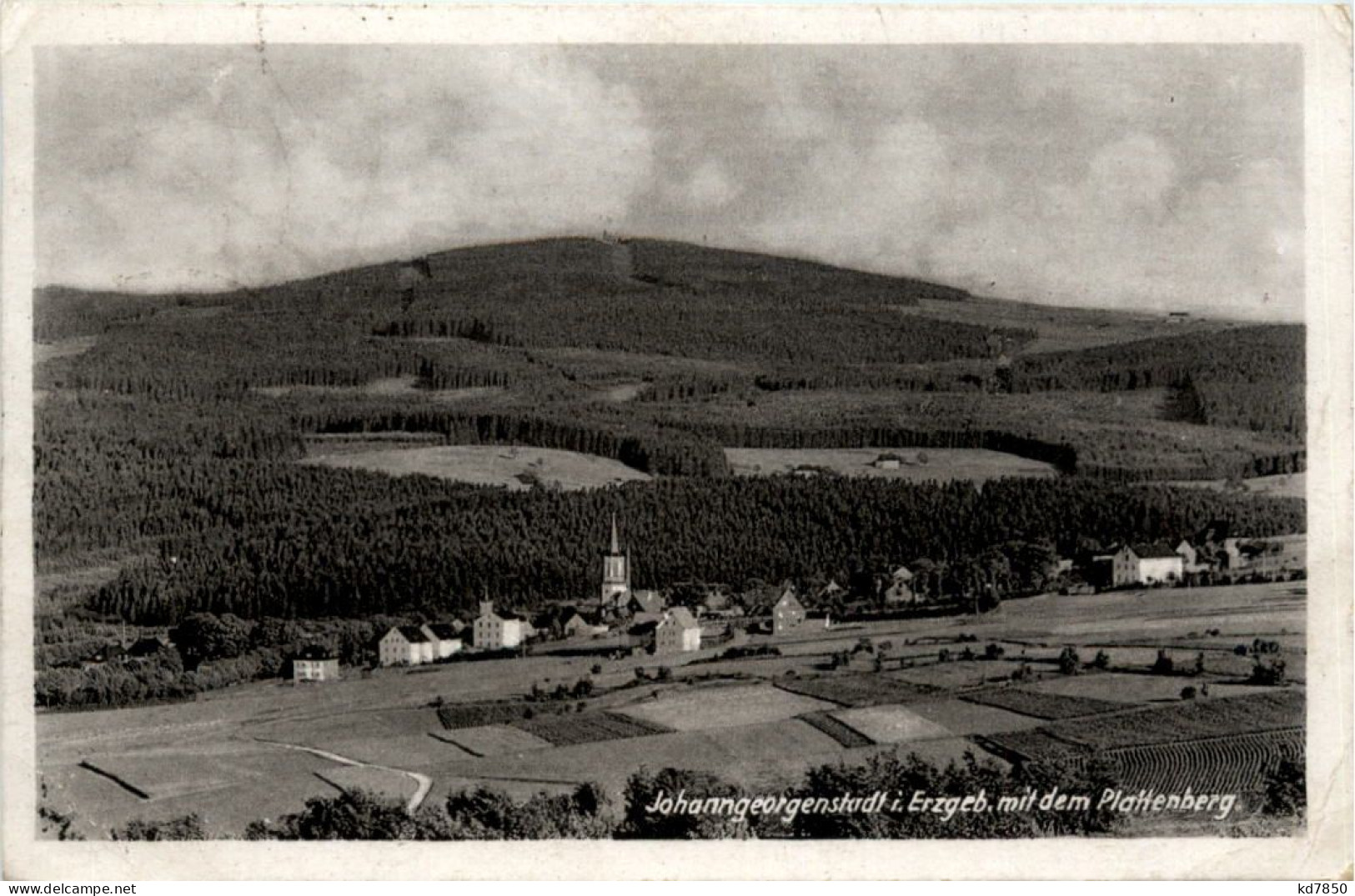 Johanngeorgenstadt Mit Dem Plattenberg - Johanngeorgenstadt