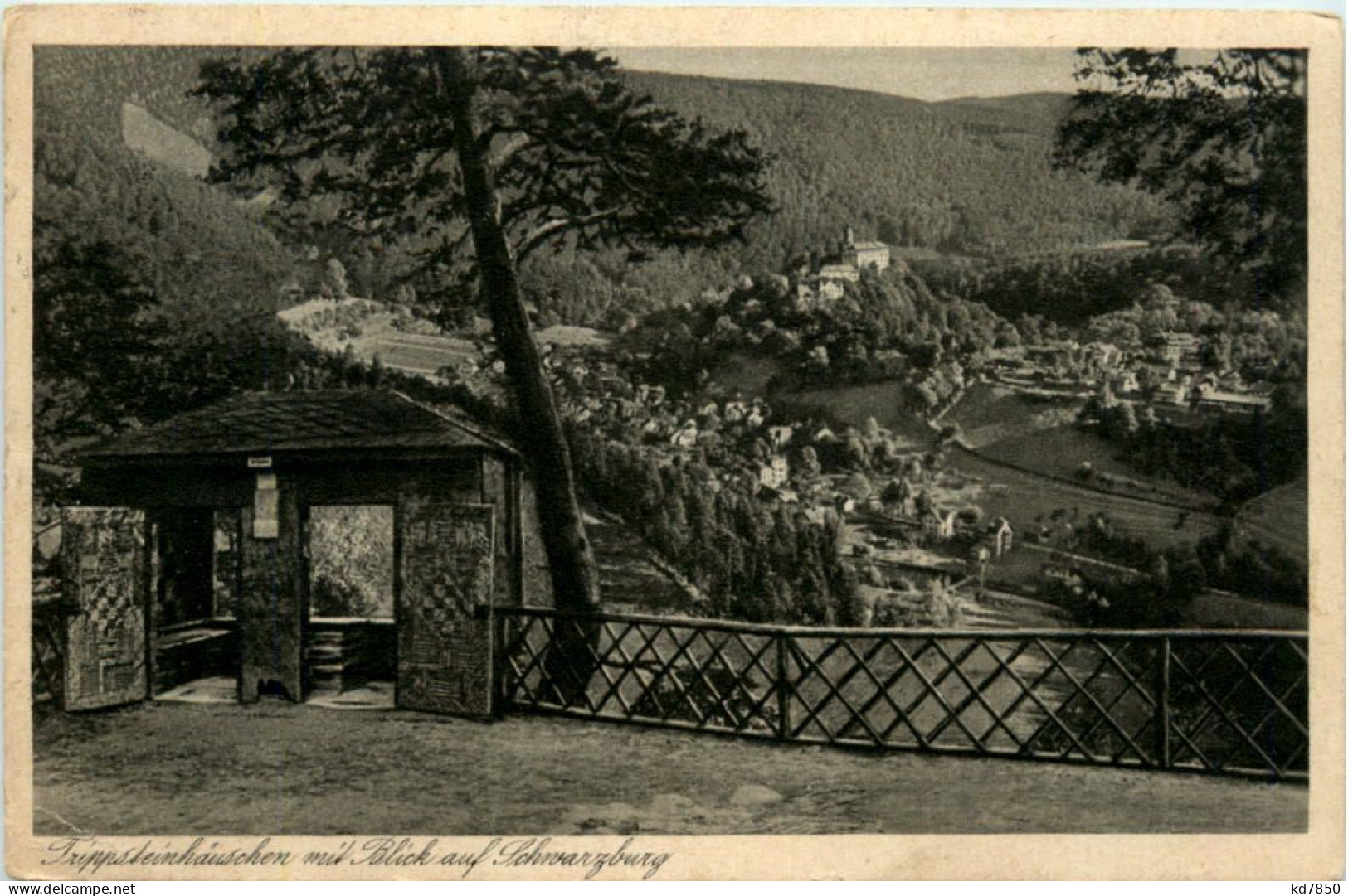 Trippsteinhäuschen Mit Blick Auf Schwarzburg - Saalfeld