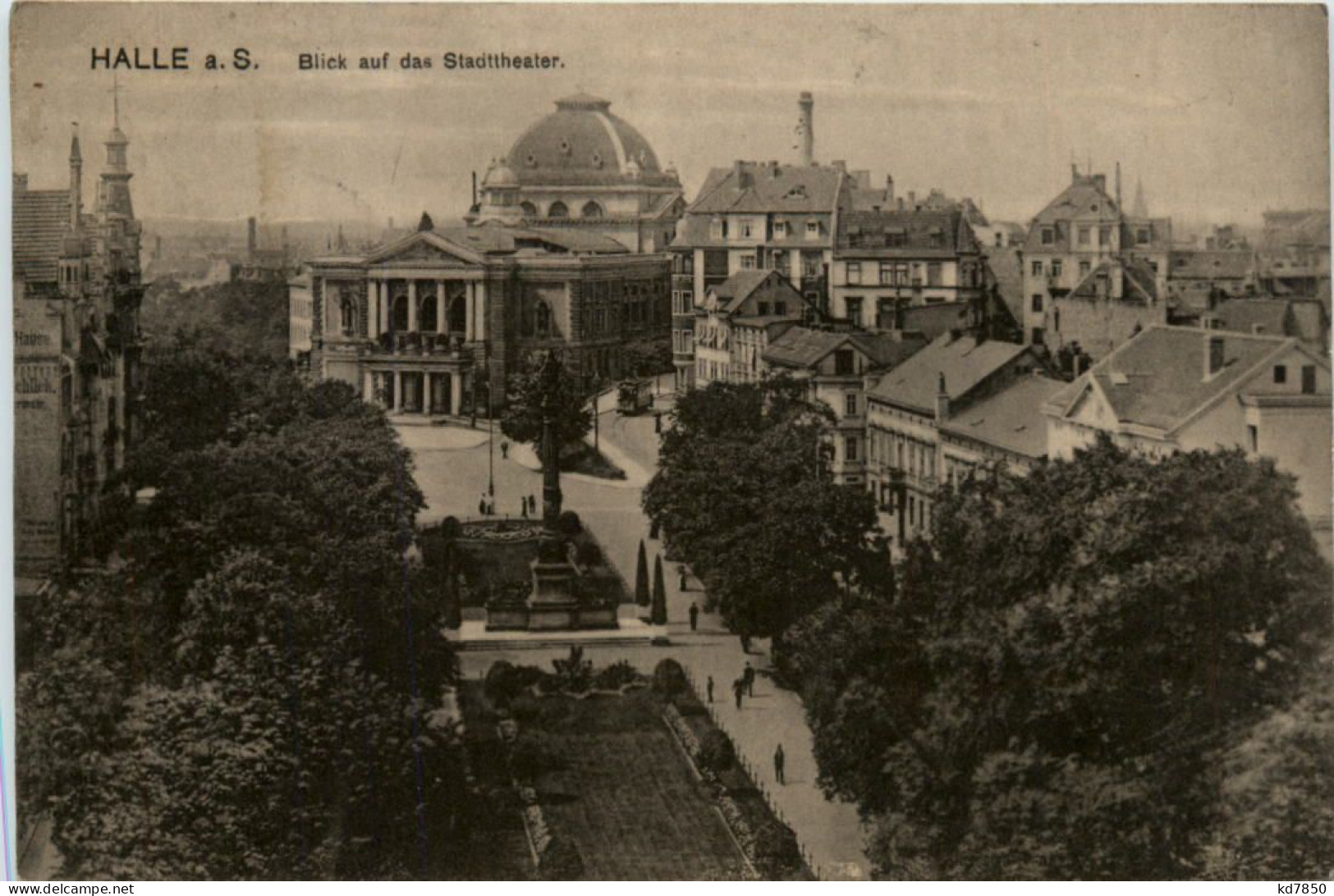 Halle A.d.Saale, Blick Auf Das Stadttheater - Halle (Saale)