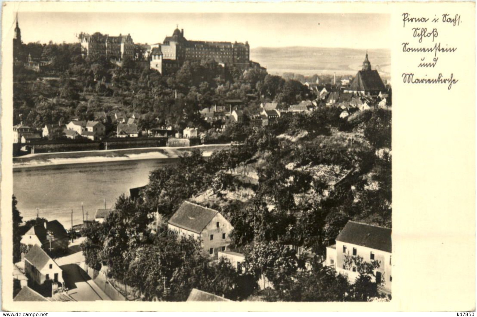 Pirna, Schloss Sonnenstein Und Marienkirche - Pirna