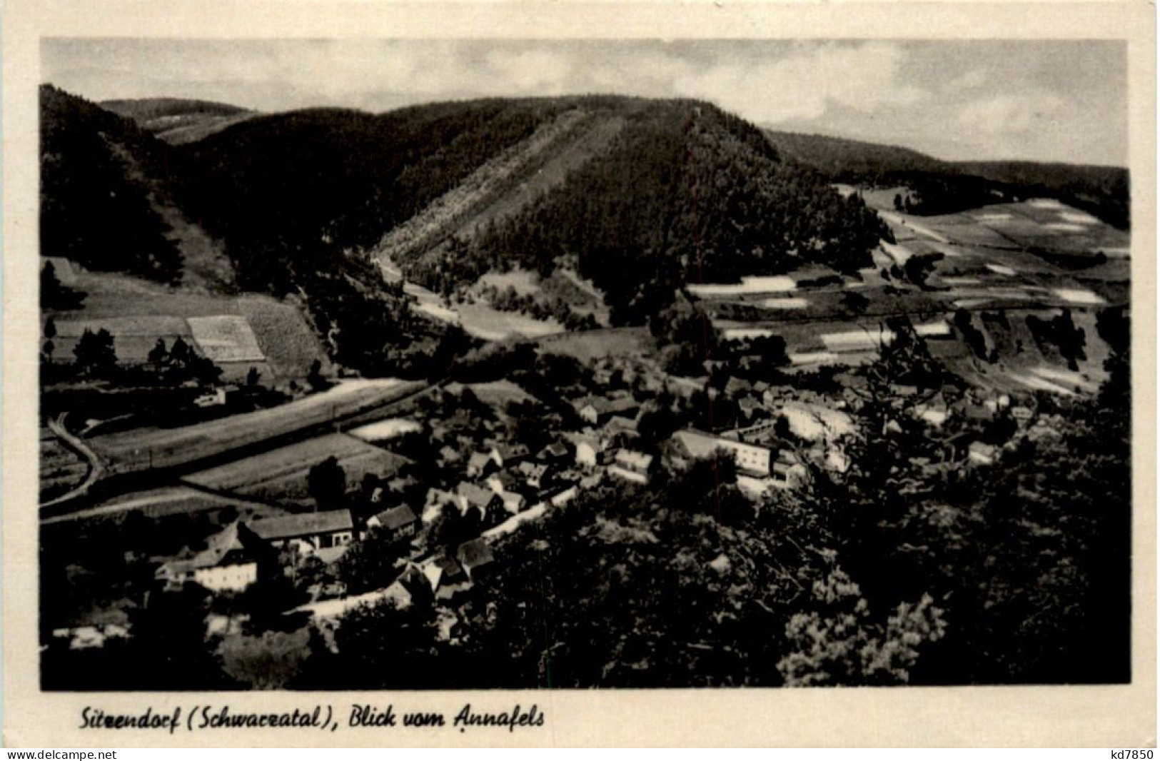 Sitzendorf, Blick Vom Annafels - Saalfeld