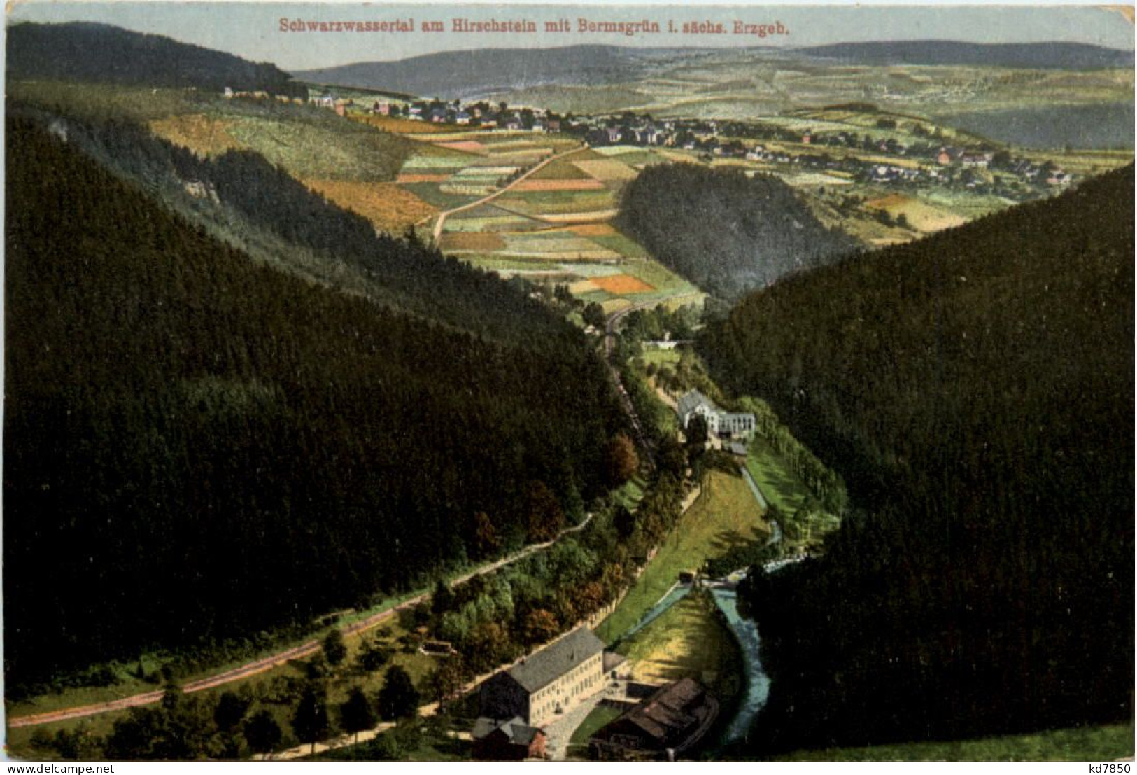 Schwarzwassertal Am Hirschstein Mit Bermsgrün - Schwarzenberg (Erzgeb.)