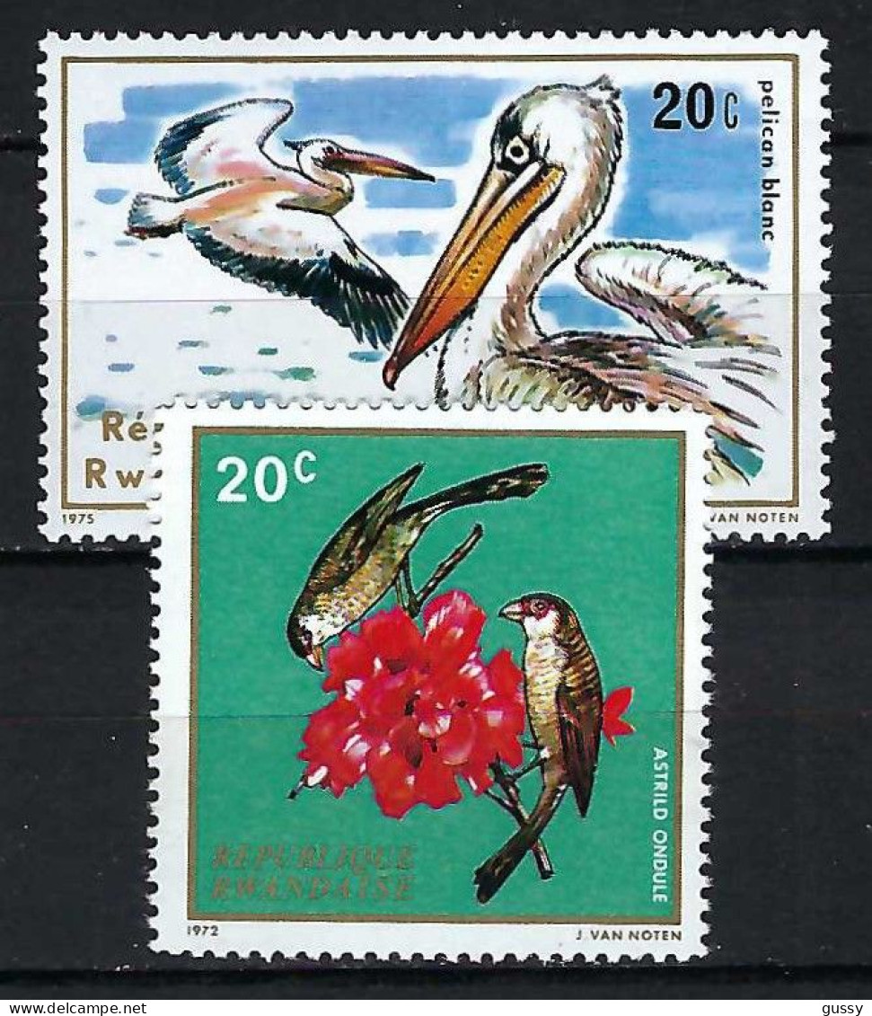 RWANDA Ca.1970: Neufs** "OISEAUX" - Unused Stamps