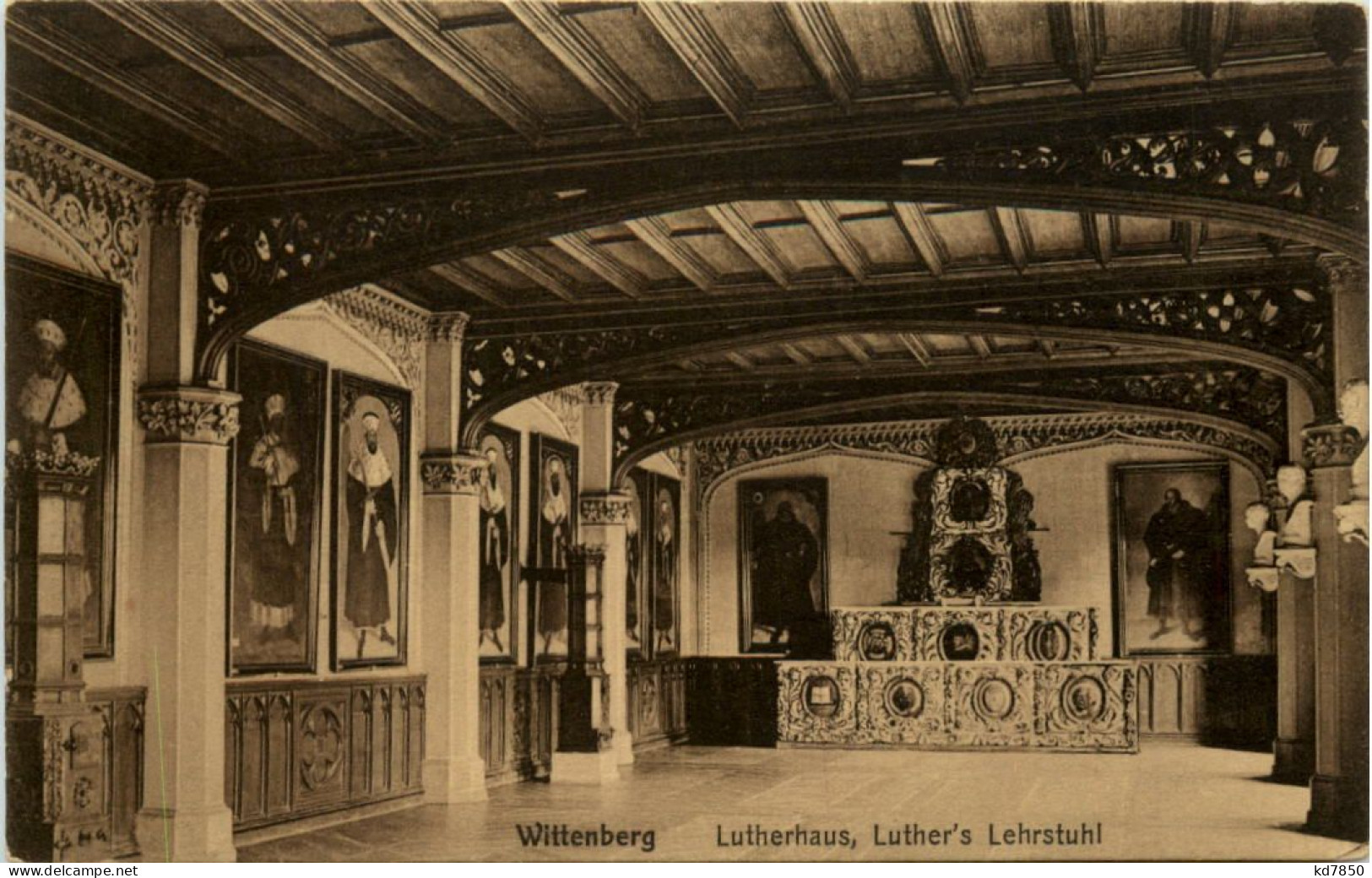 Wittenberg, Lutherhaus, Luthers Lehrstuhl - Wittenberg