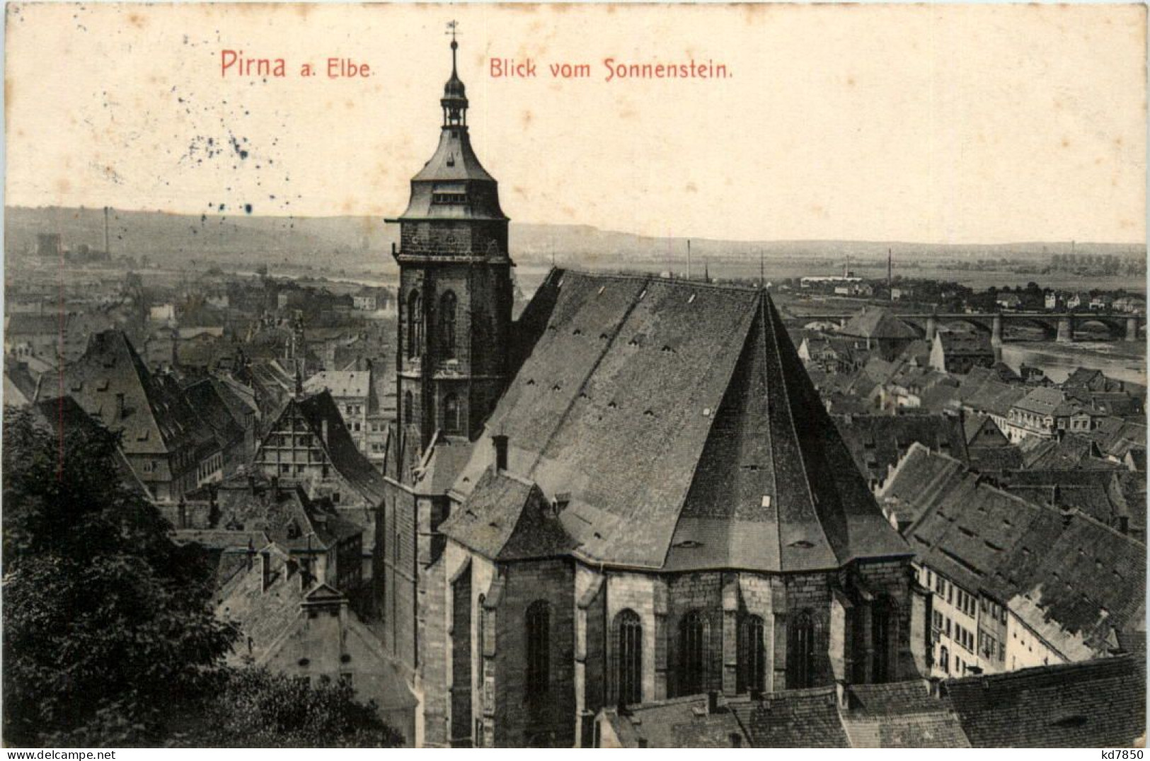Pirna, Blick Vom Sonnenstein - Pirna