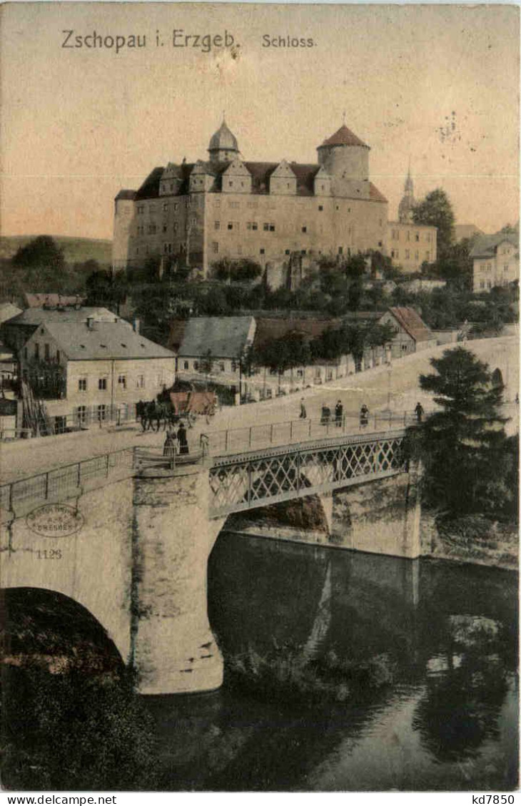 Zschopau I. Erzgeb., Schloss - Zschopau