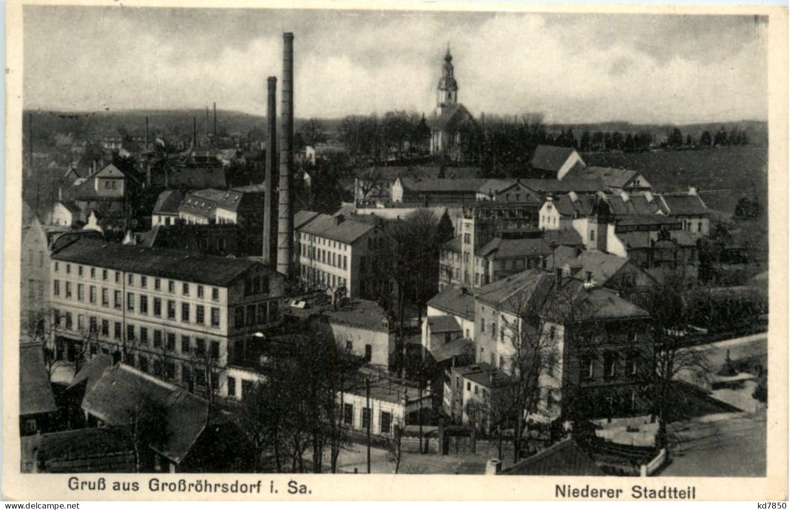 Grossröhrsdorf I. Sa., Niederer Stadtteil - Grossroehrsdorf