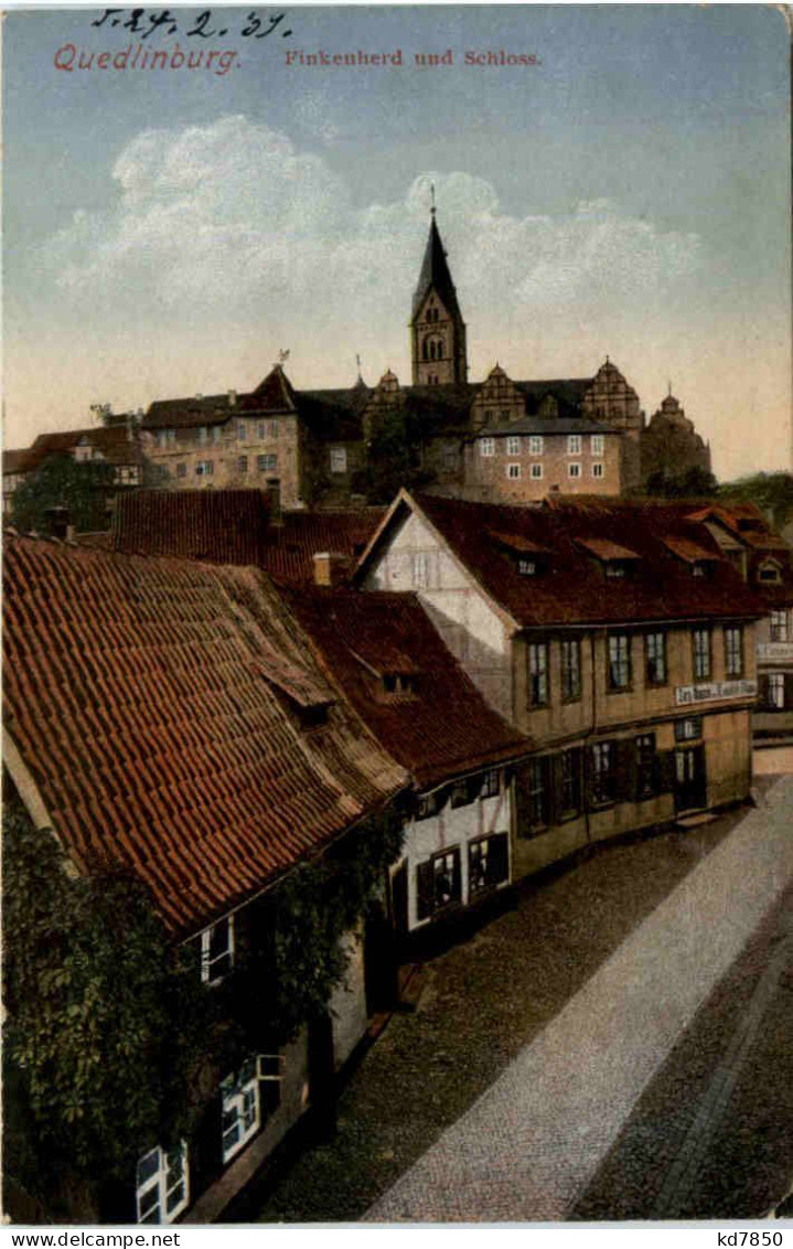 Quedlinburg, Finkenherd Und Schloss - Quedlinburg