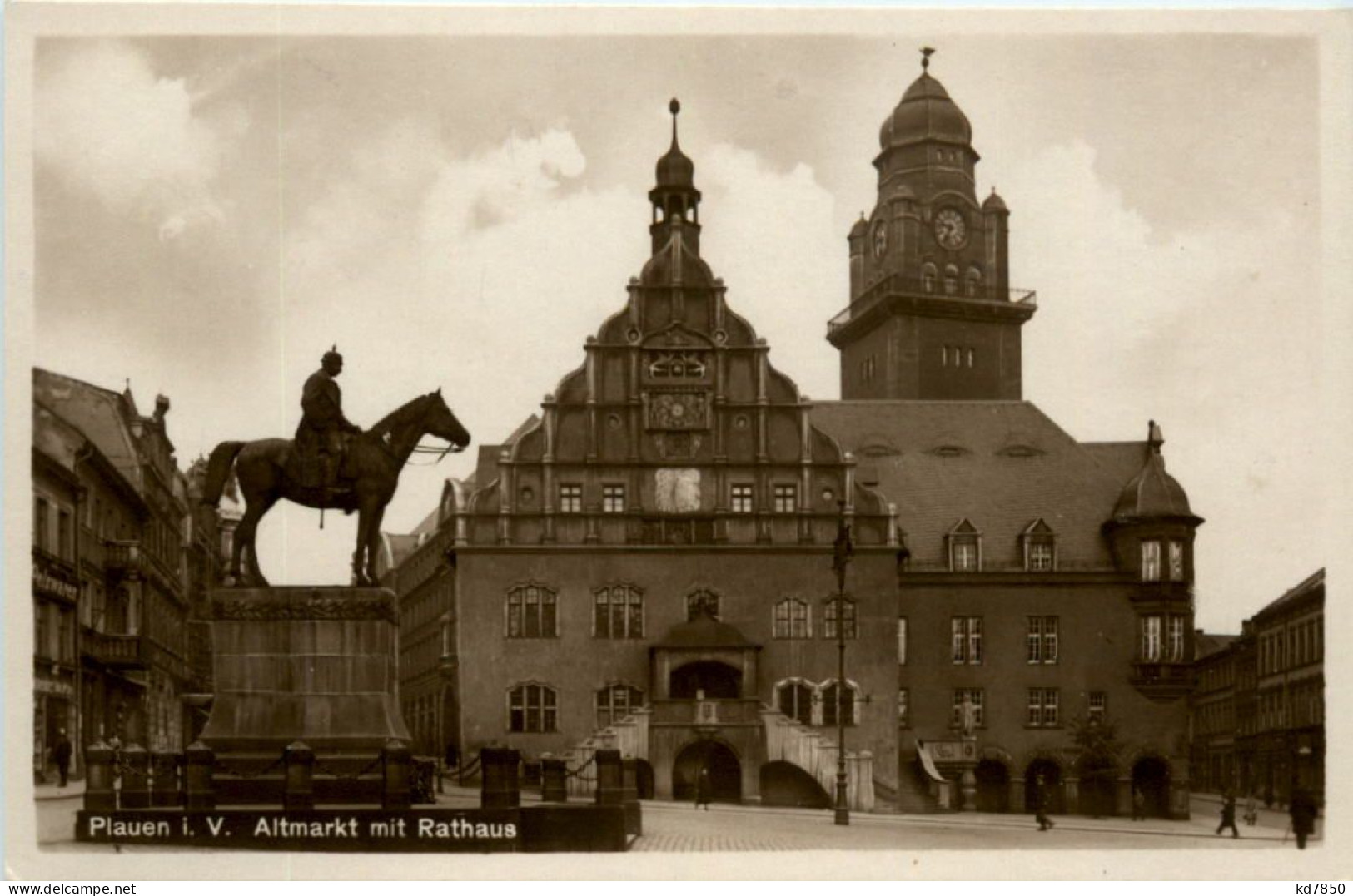 Plauen, Altmarkt Mit Rathaus - Plauen