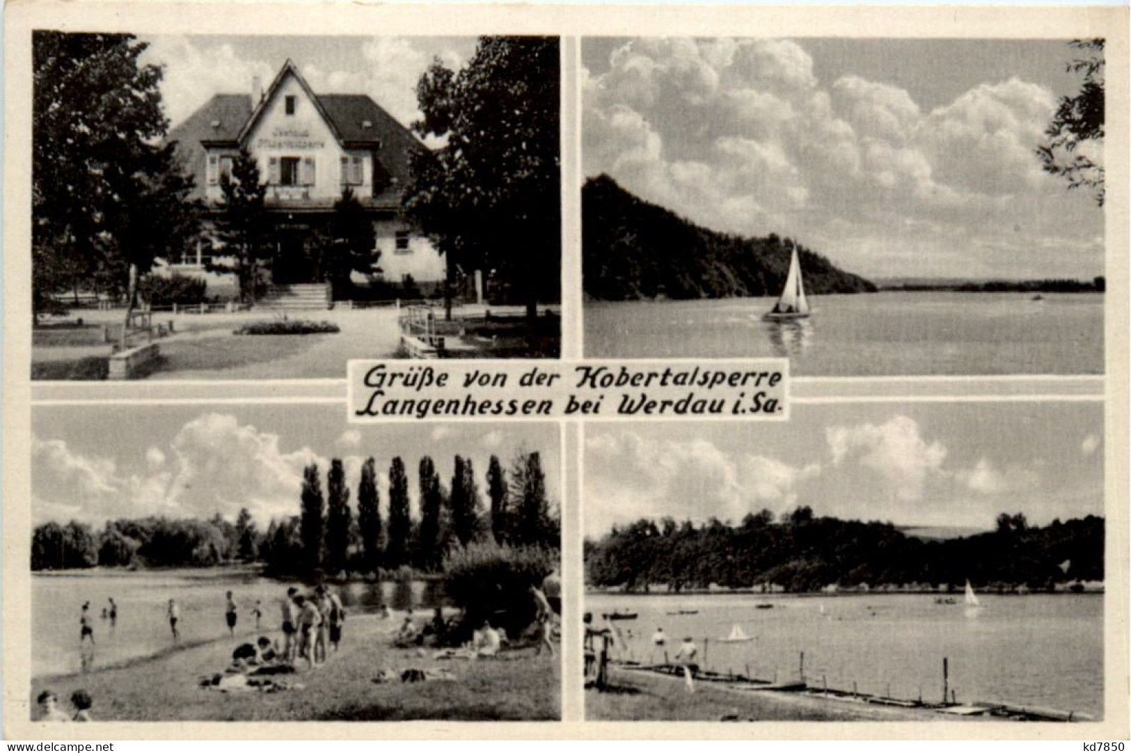 Werdau/Sa., Kobertalsperre Langenhessen - Werdau