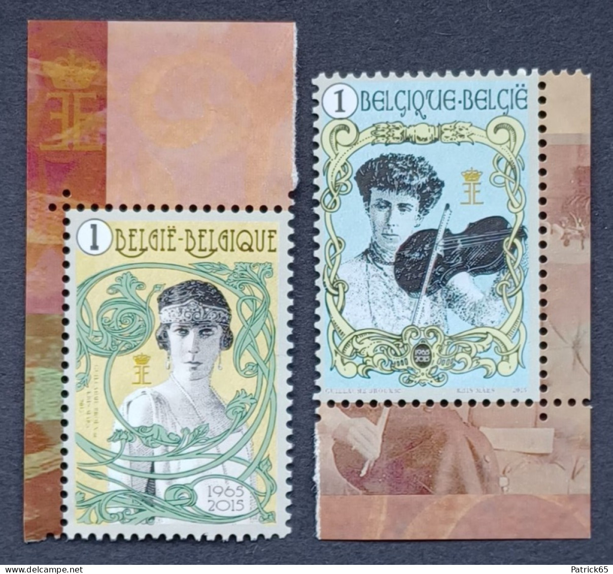Belgie 2015 Koningin Elisabeth Obp.nrs.4520/21 MNH -- Postfris - Ongebruikt