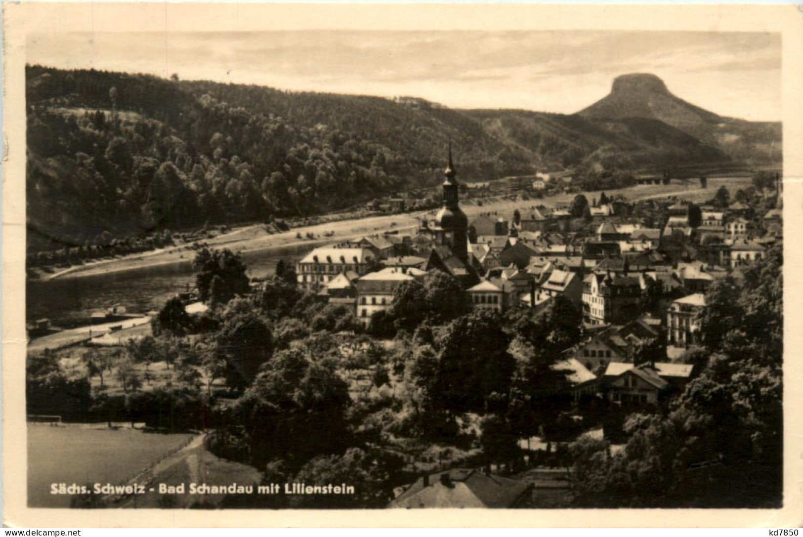 Bad Schandau, Mit Lilienstein - Bad Schandau