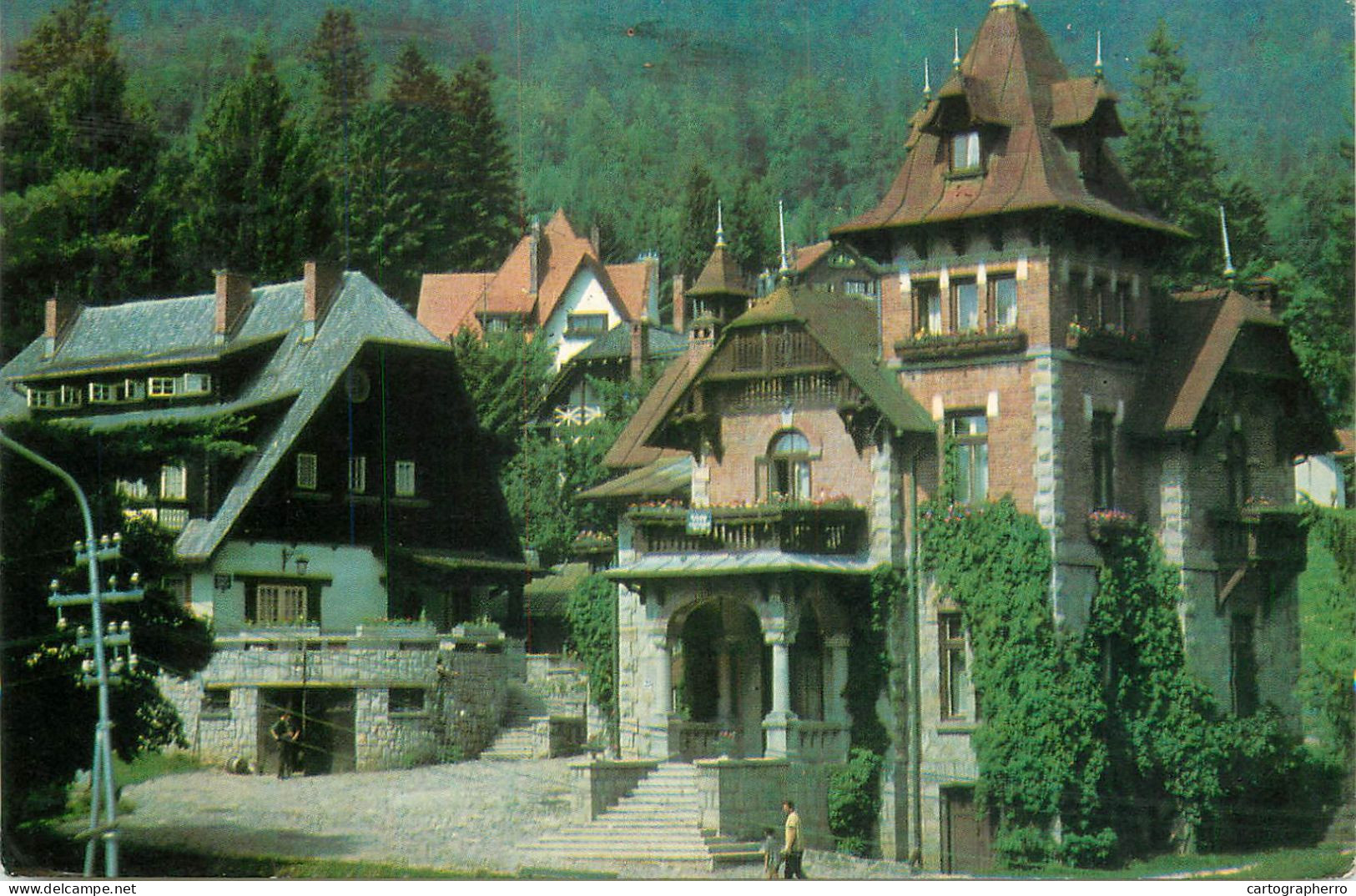 Postcard Romania Sinaia Vilele Zambezi Si Panseluta - Romania