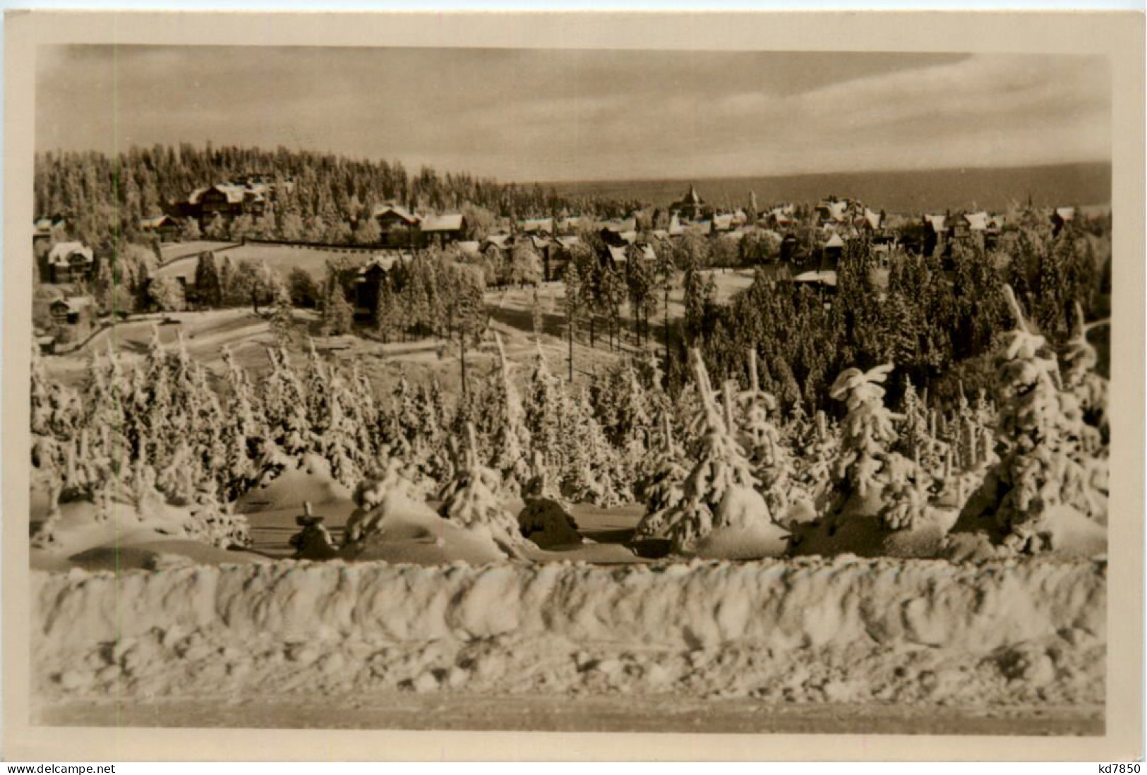 Blick Auf Oberhof, Kurort Der Werktätigen - Oberhof