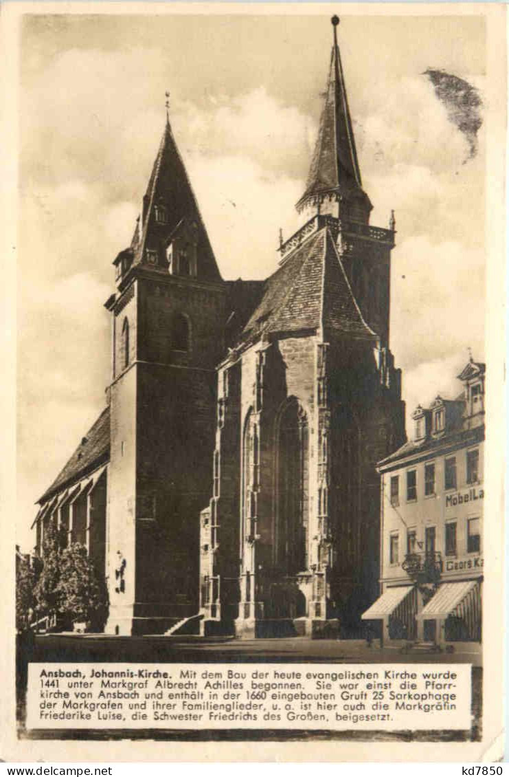 Ansbach, Johanniskirche - Ansbach