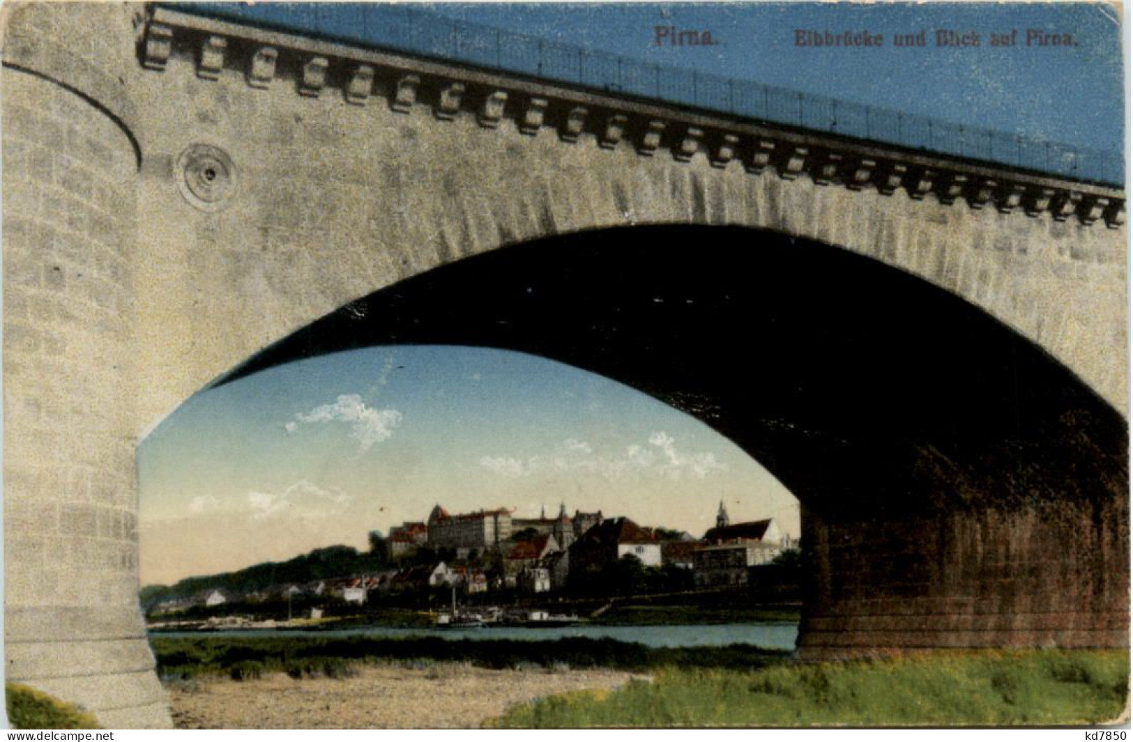 Pirna, Elbbrücke Und Blick Auf Pirna - Pirna