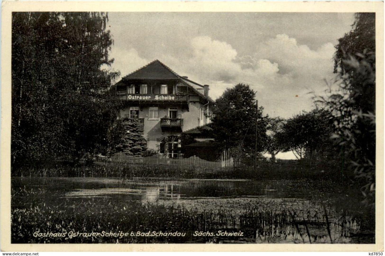 Bad Schandau, Gasthaus Ostrauer Scheibe - Bad Schandau