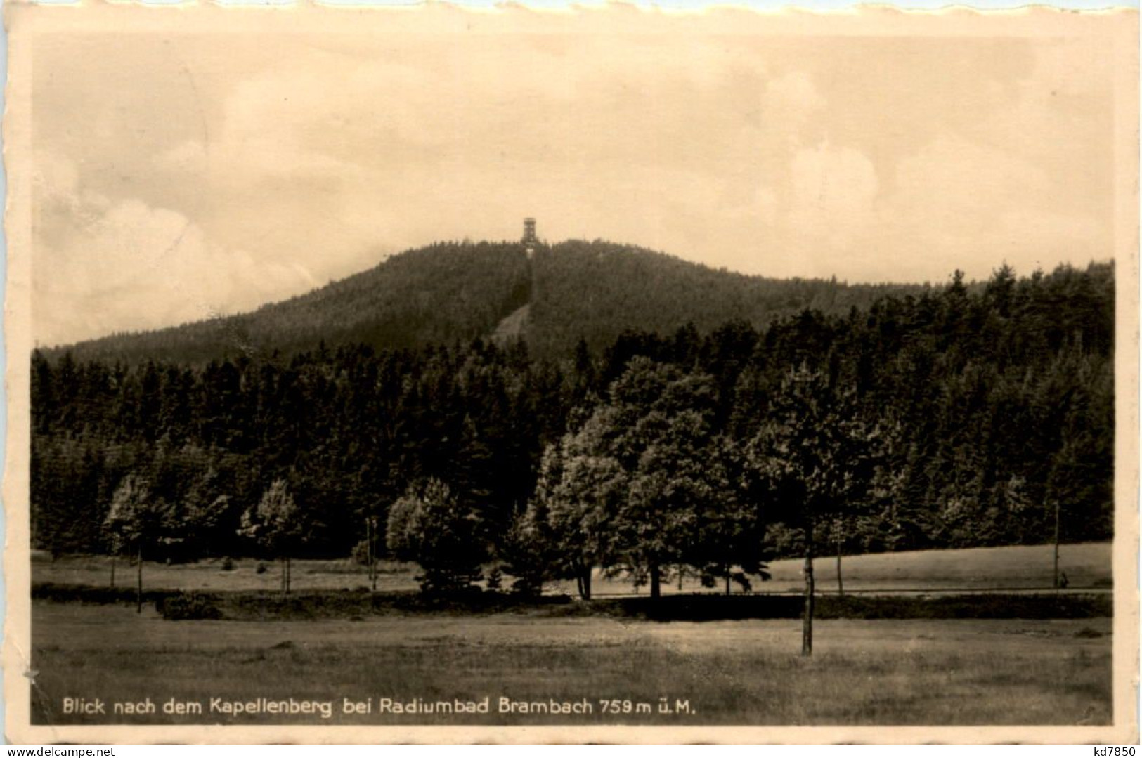 Radiumbad Brambach, Blick Nach Dem Kapellenberg - Bad Brambach