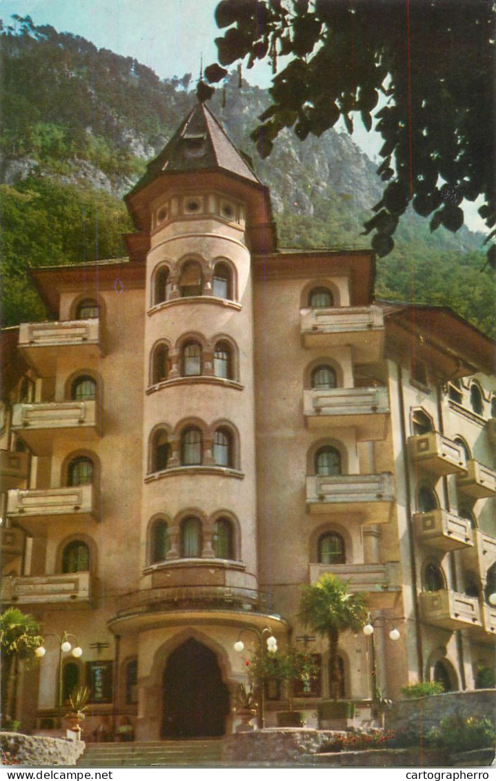 Postcard Romania Baile Herculane Hotel Cerna - Romania