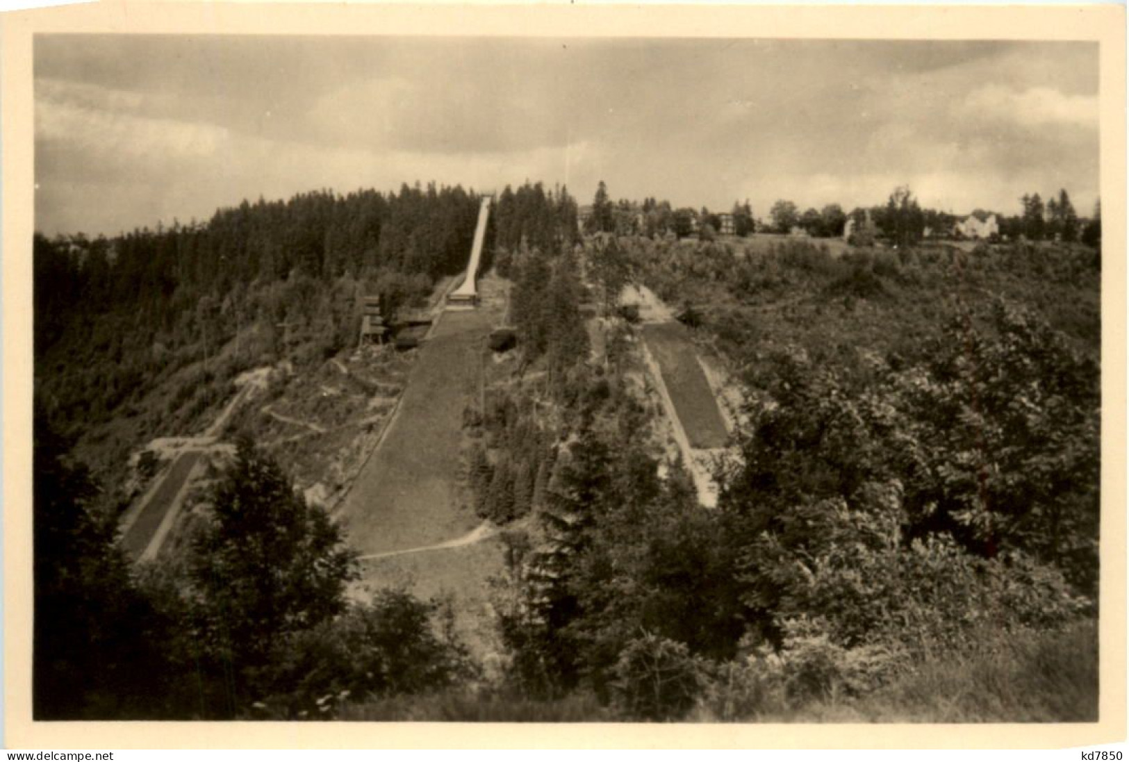 Oberhof, Blick Zu Den Drei Sprungschanzen - Oberhof