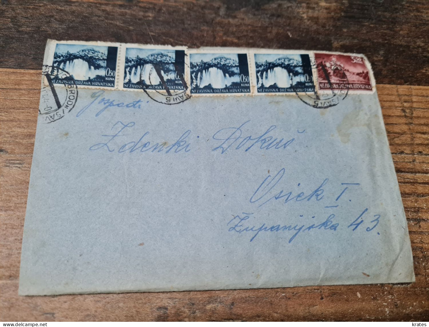 Old Letter - Croatia, NDH, Cenzura - Croatie