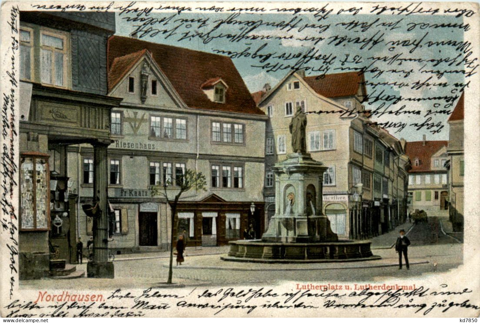 Nordhausen, Lutherplatz Und Lutherdenkmal - Nordhausen
