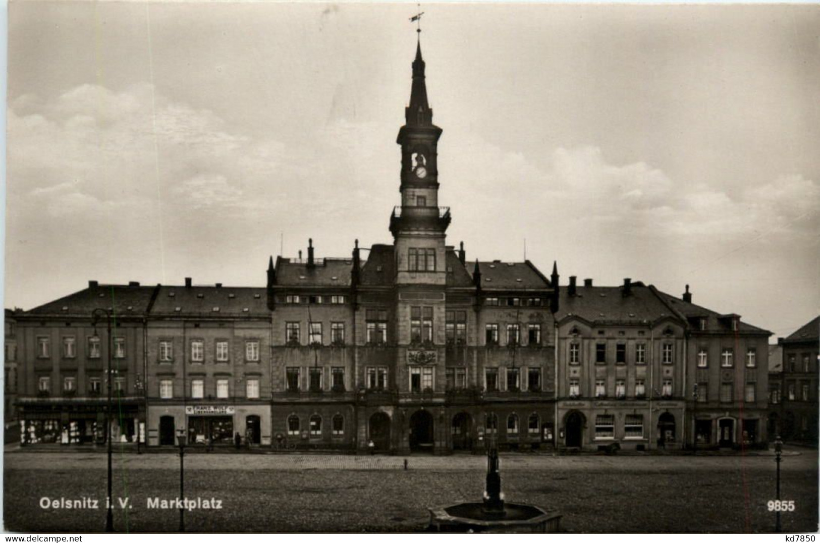 Oelsnitz I. V., Marktplatz - Oelsnitz I. Vogtl.