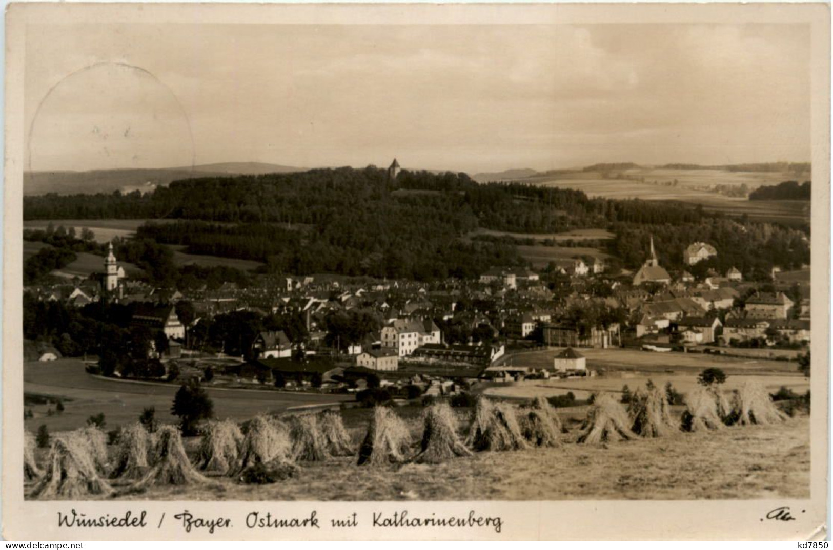 Wunsiedel, Bayer. Ostmark Mit Katharinenberg - Wunsiedel