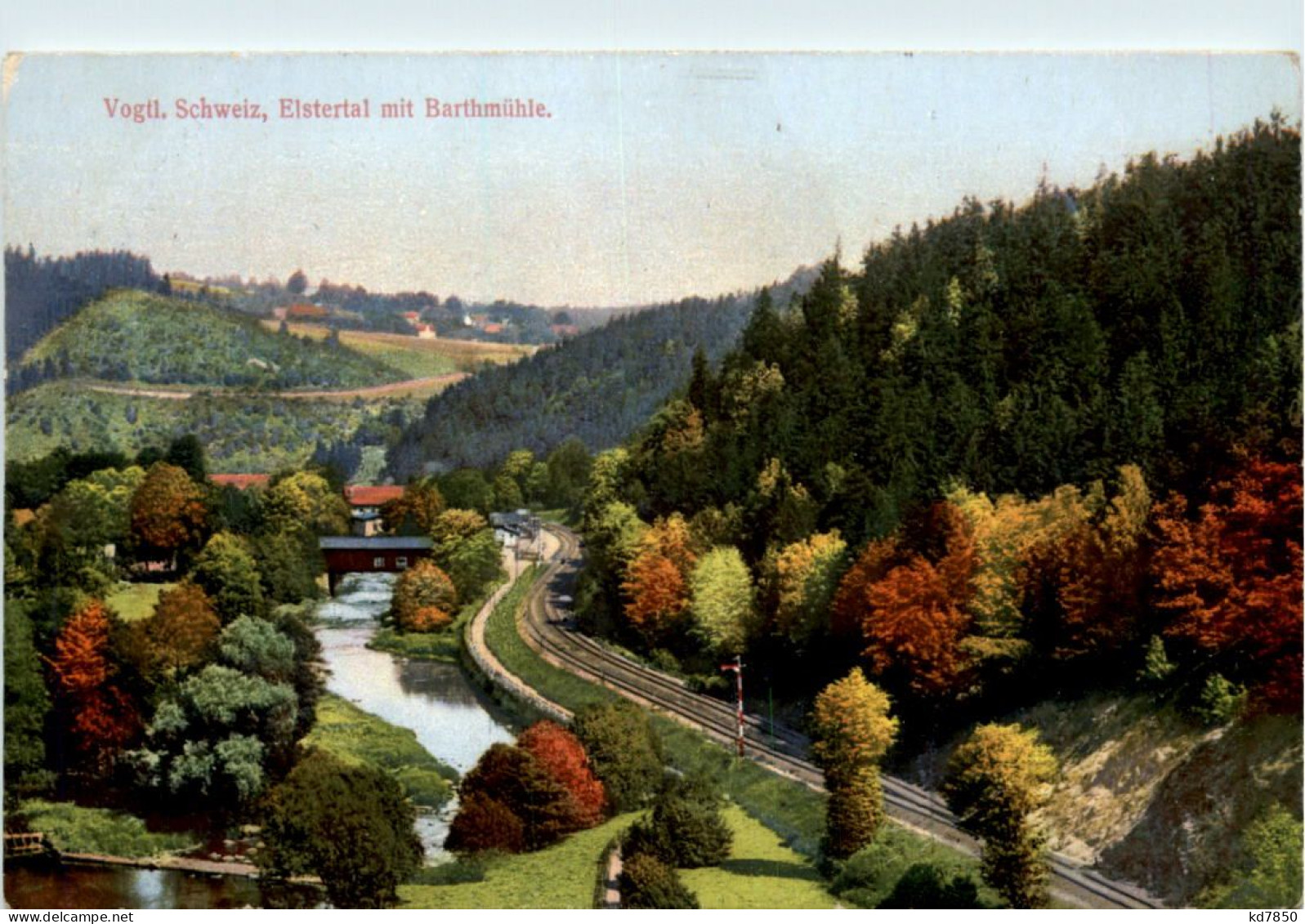 Bad Elster, Elstertal Mit Barthmühle - Bad Elster