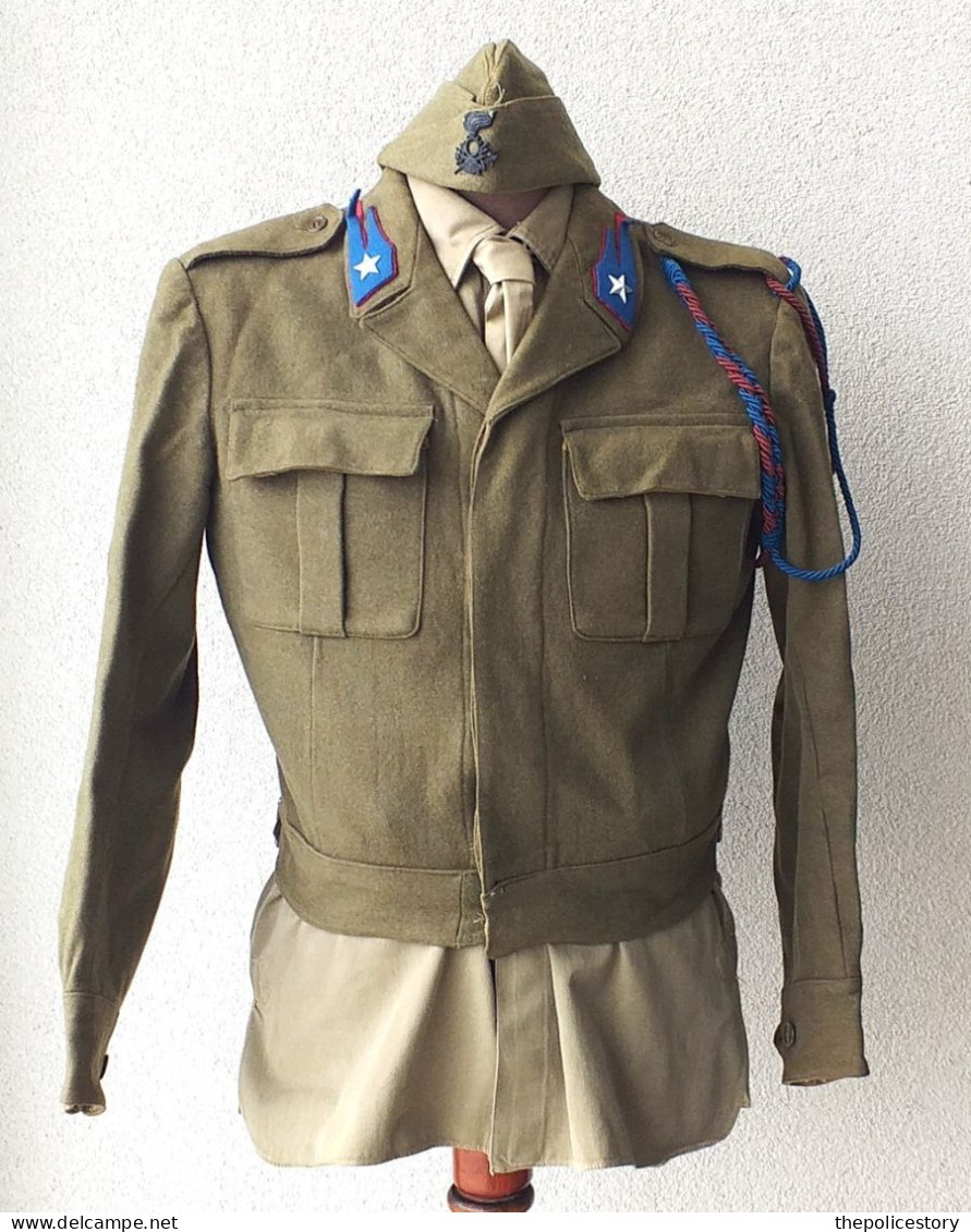 Giacca Pantaloni Camicia Cravatta Caporale Trasmissioni Truppe Corazzate Del 1957 - Uniformes