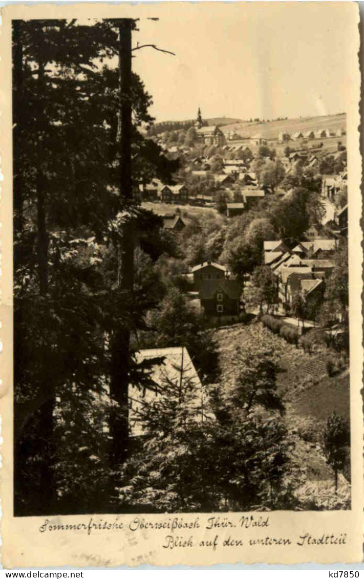 Oberweissbach/Thür., Blick Auf Den Unteren Stadtteil - Oberweissbach