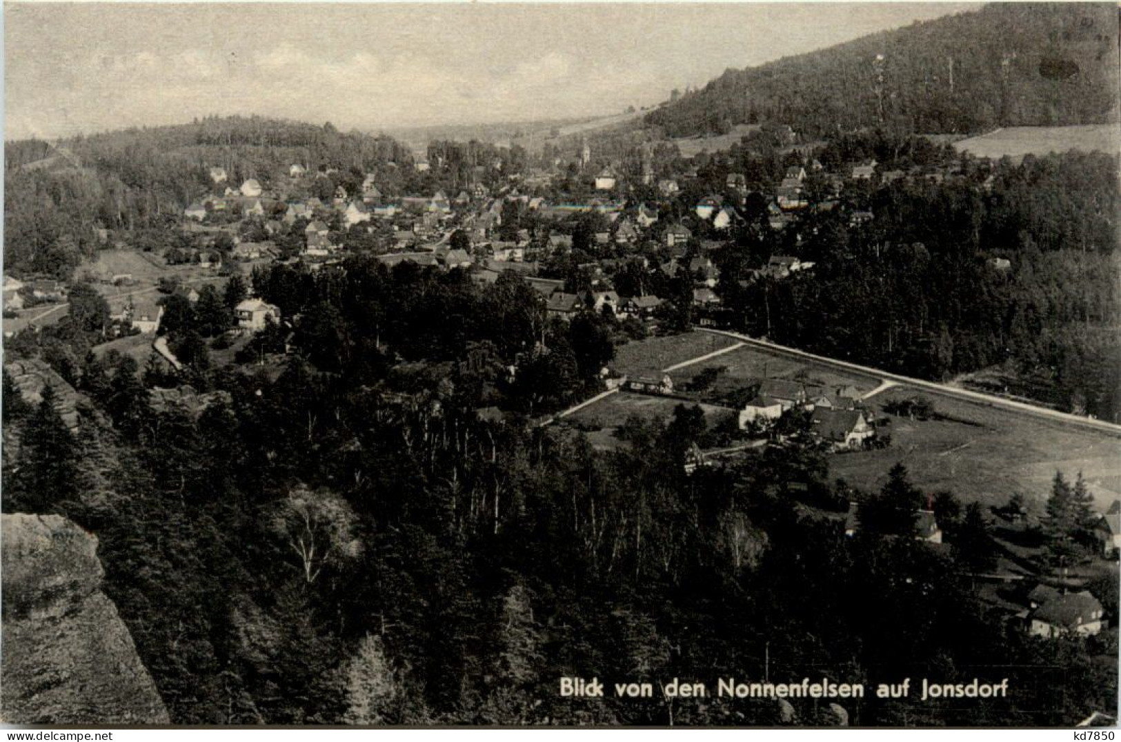 Jonsdorf, Blick Von Den Nonnenfelsen - Jonsdorf